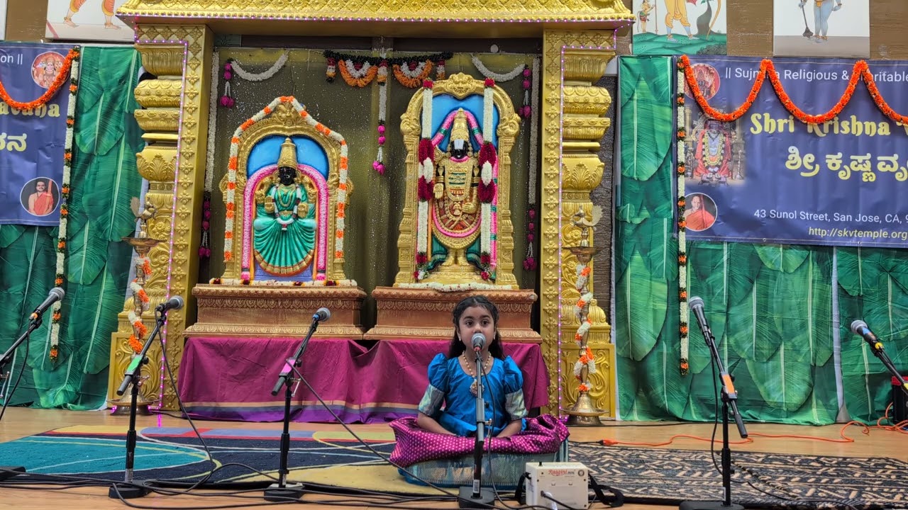 Purandhara Vaibhava 2026 - Aditi solo performance of Geetham 5