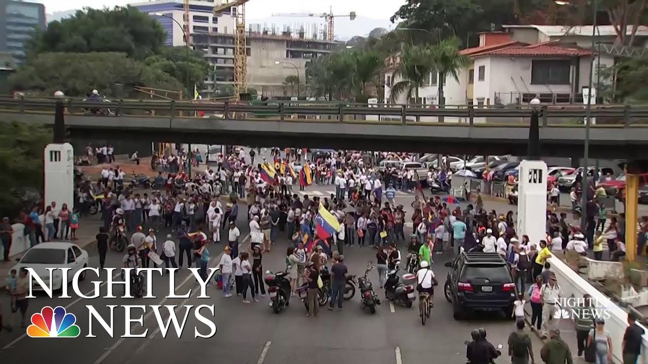 Protests In Venezuela As Humanitarian Crisis Deepens | NBC Nightly News