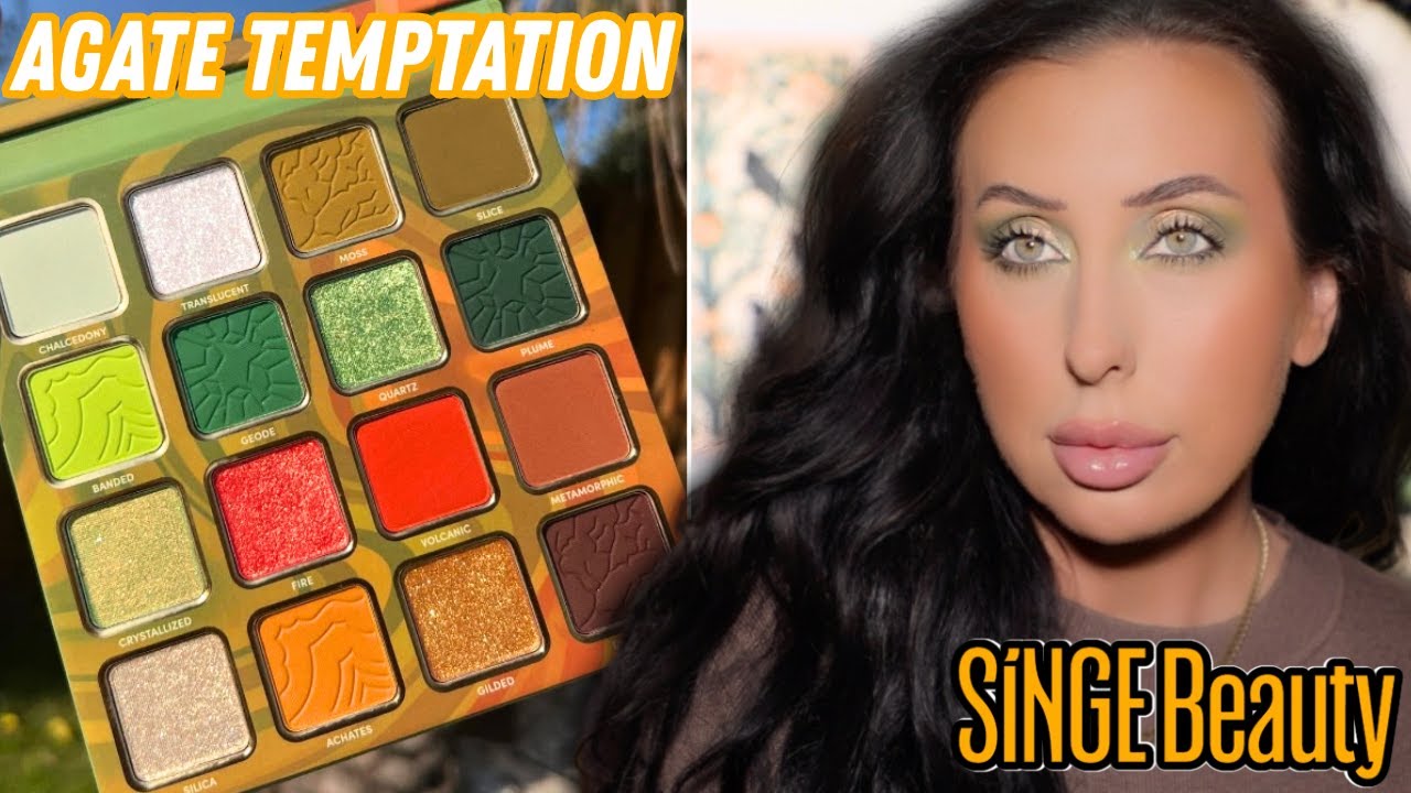 HOTTEST Eyeshadow Palette for Summer? Singe Beauty Agate Temptation Swatches,  Looks, Comparisons