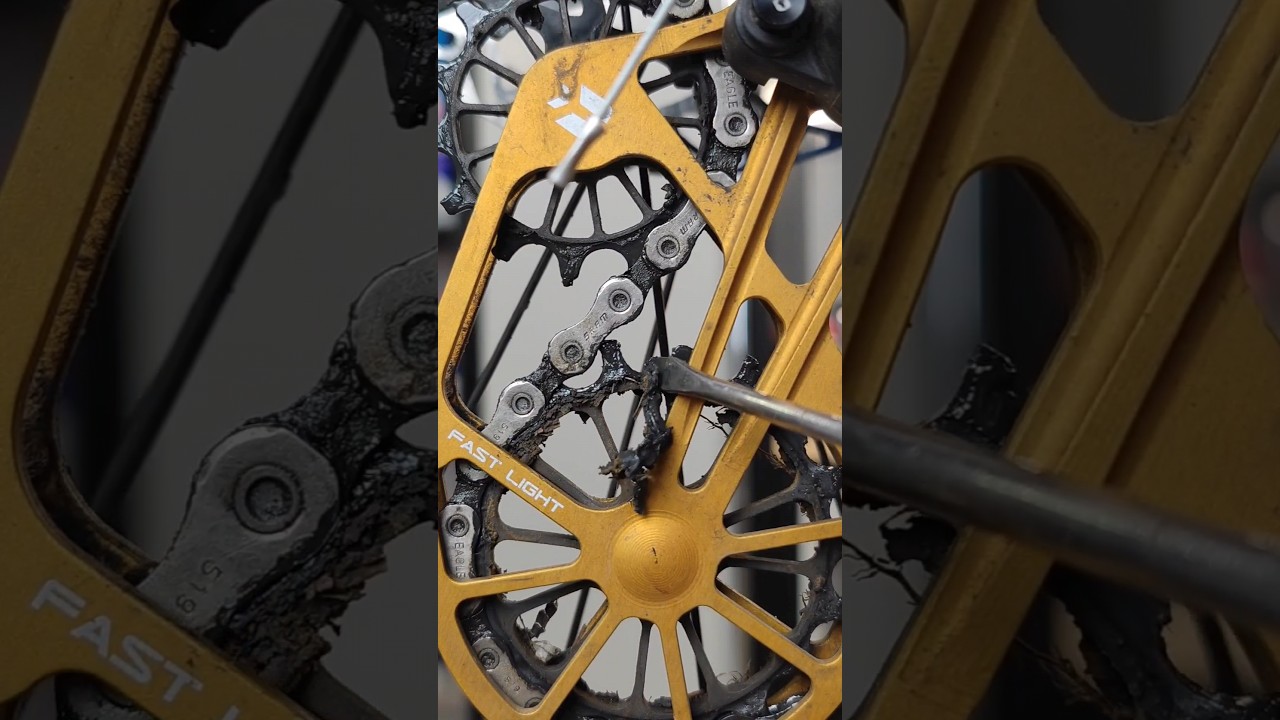 Clean the transmission quickly #mtb #bicifaidate #lorybart