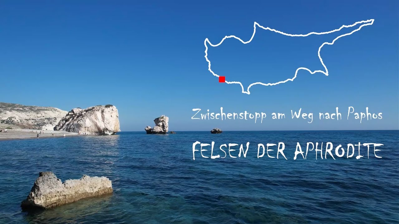 Felsen der Aphrodite auf Zypern im März 2025
