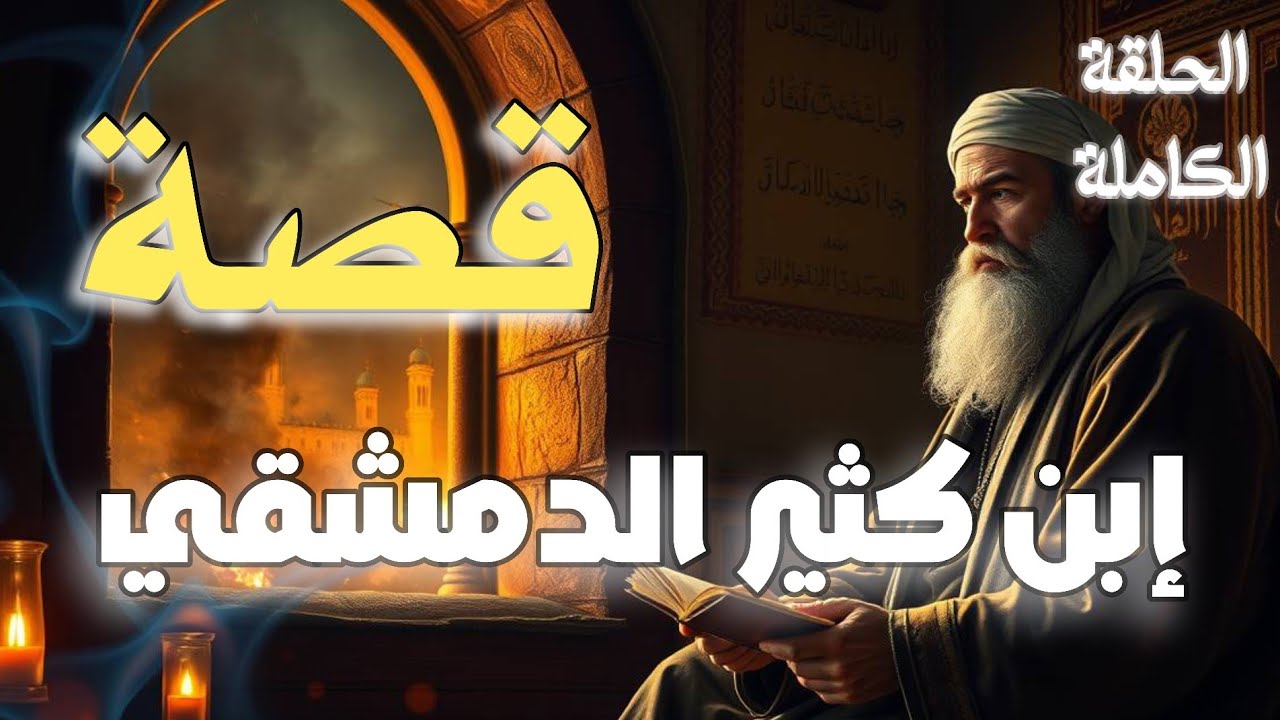 قصة ابن كثير الدمشقي| سيرة الإمام ابن كثير مفسر القرآن وصاحب البداية والنهاية—حكايات علماء المسلمين
