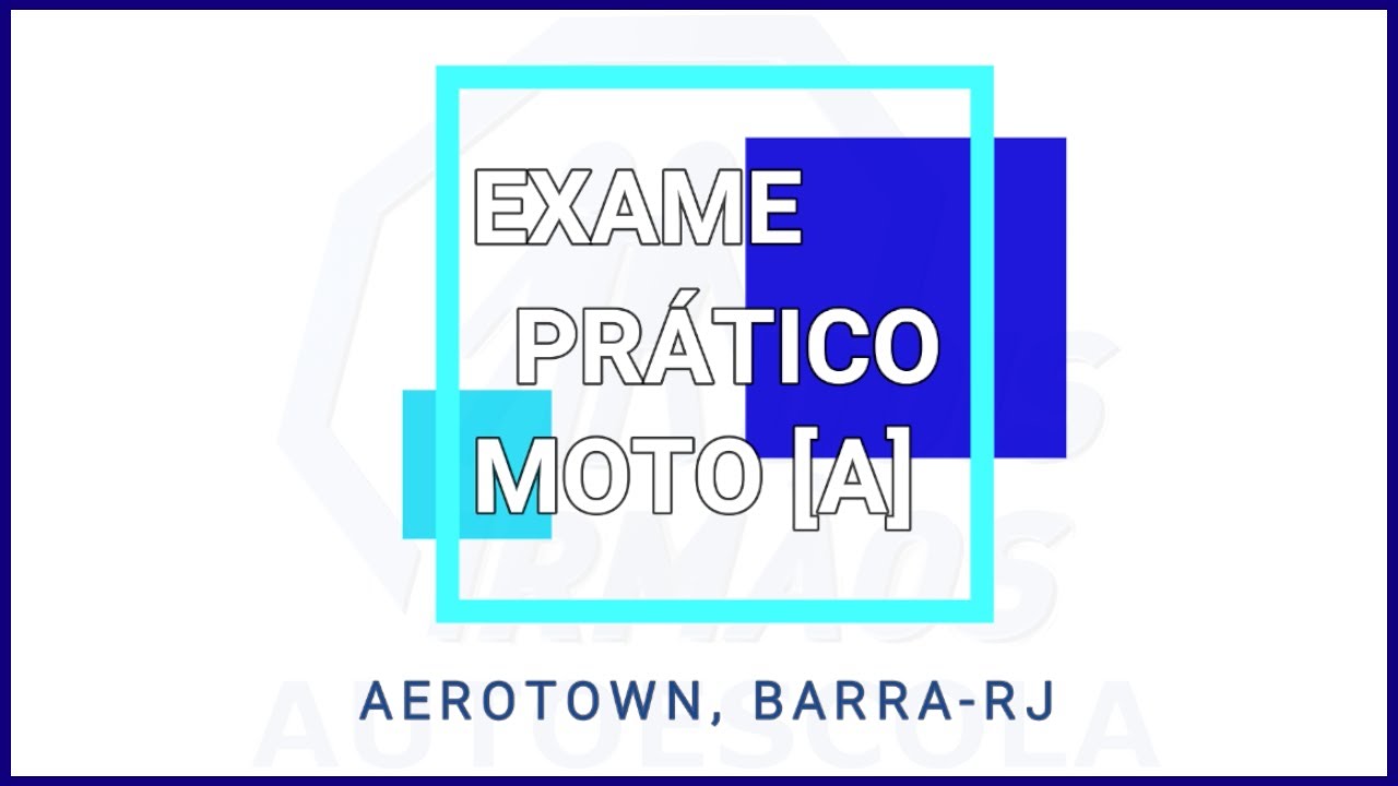Novo Exame Pratico de Moto - Aerotown Barra da Tijuca
