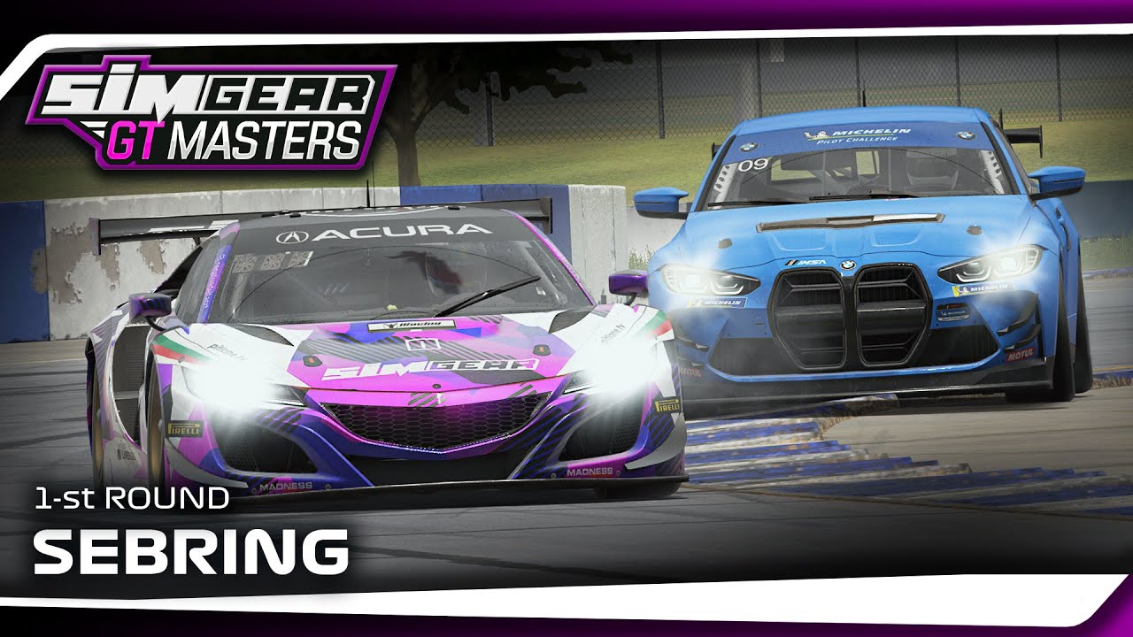 SIMGEAR GT Masters 2025 | SEBRING | Round 1 💥 LIVE