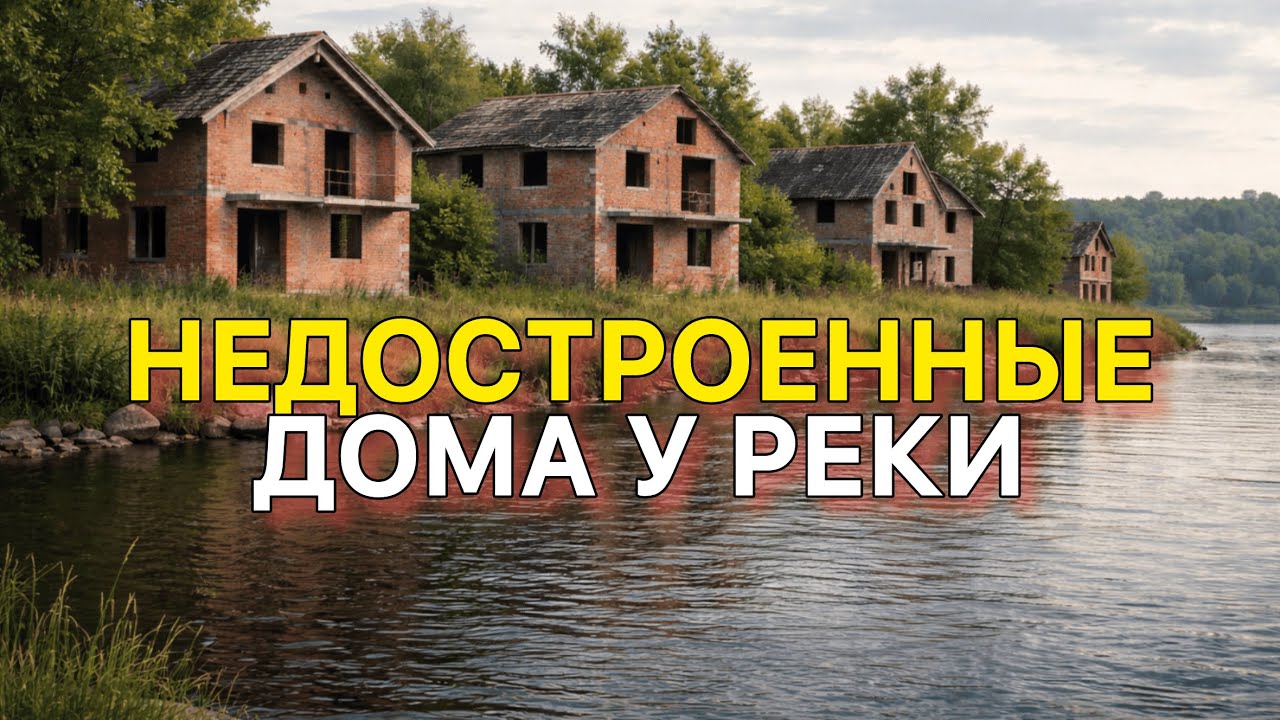 Почему дома у реки остаются недостроенными