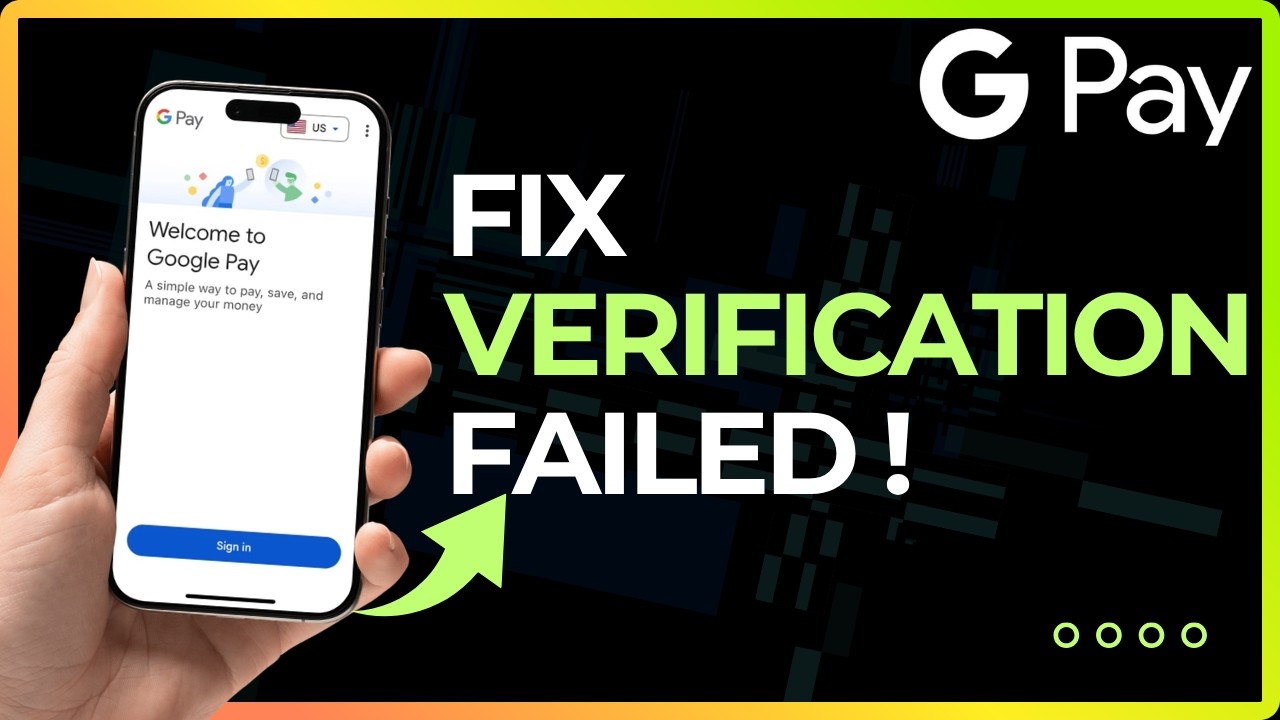 How To Fix Google Pay Verification Failed !