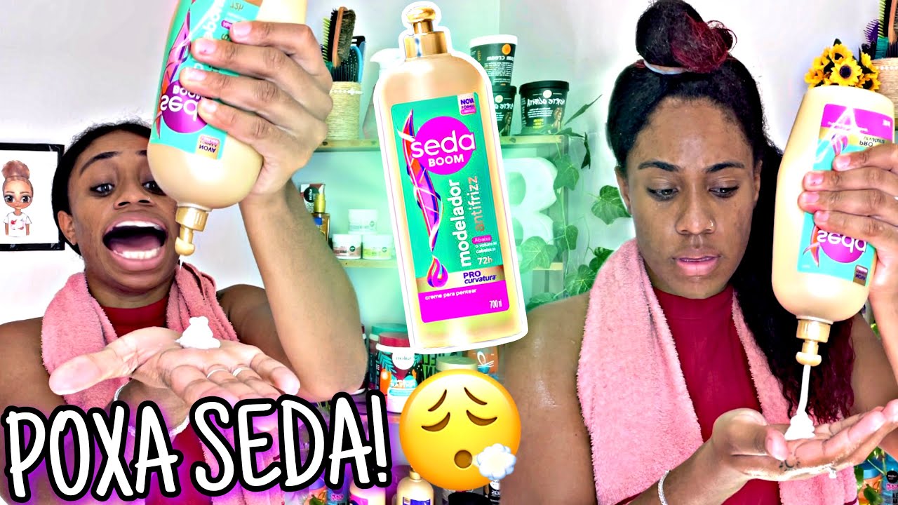 BORA VER SE PRESTA?! Testei o novo SEDA BOOM Modelador Antifrizz e fiquei chocada 😱