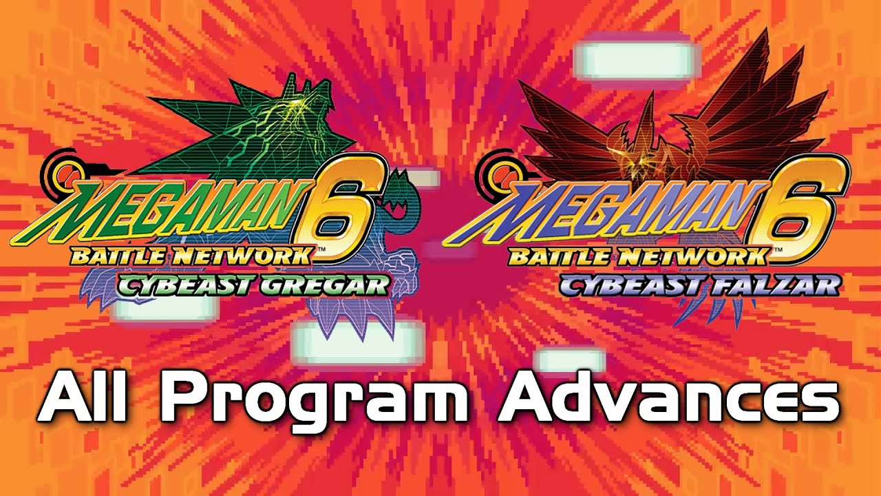 Mega Man Battle Network 6: All Program Advances (Including CrossOver PA!)