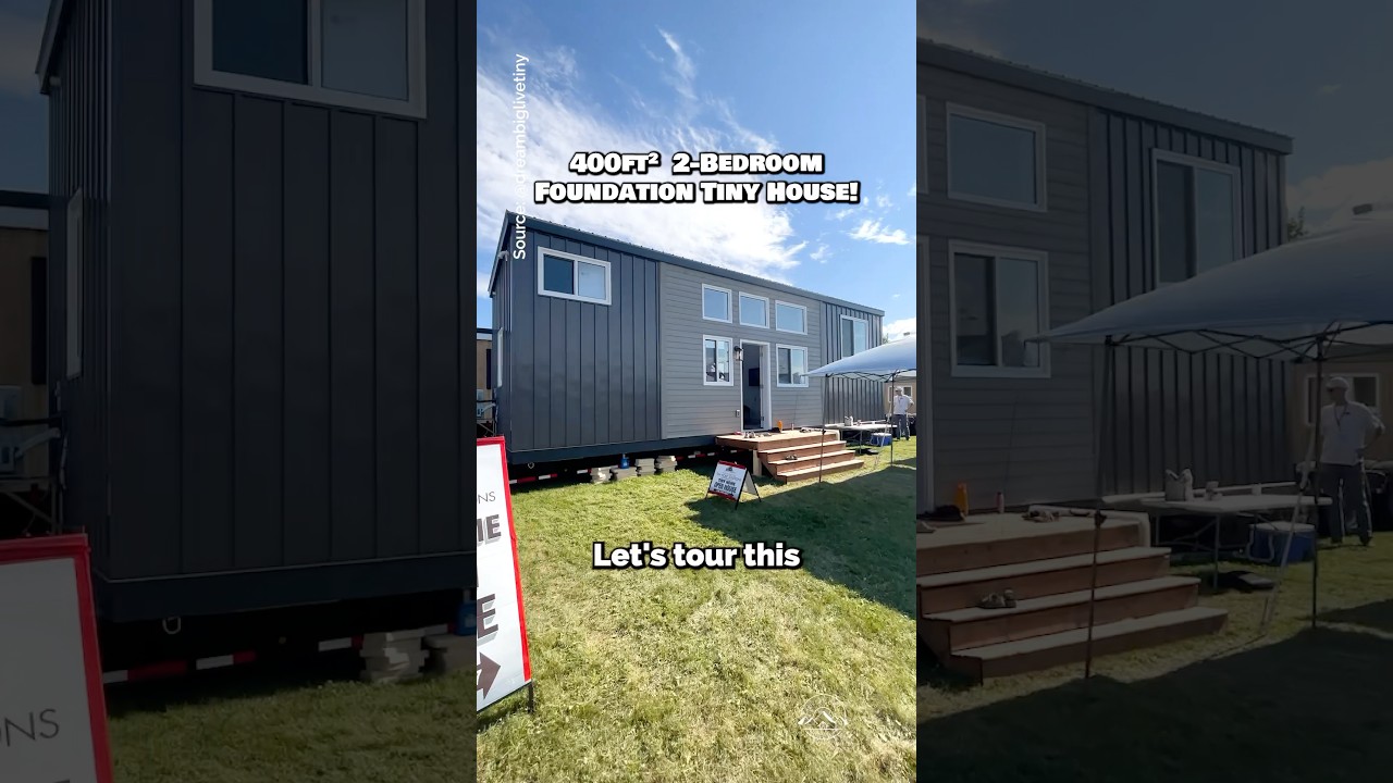 Что вы думаете об этом 2-комнатном #крошечном домике? 🏡 #турподому #крошечныйдом #турподому #гост...