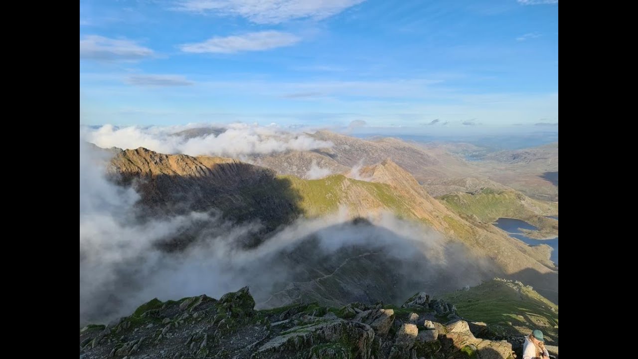 Snowdon via Watkin Path, The highest Mountain of Wales - Inversion and Broken Spectre. Family Hike.