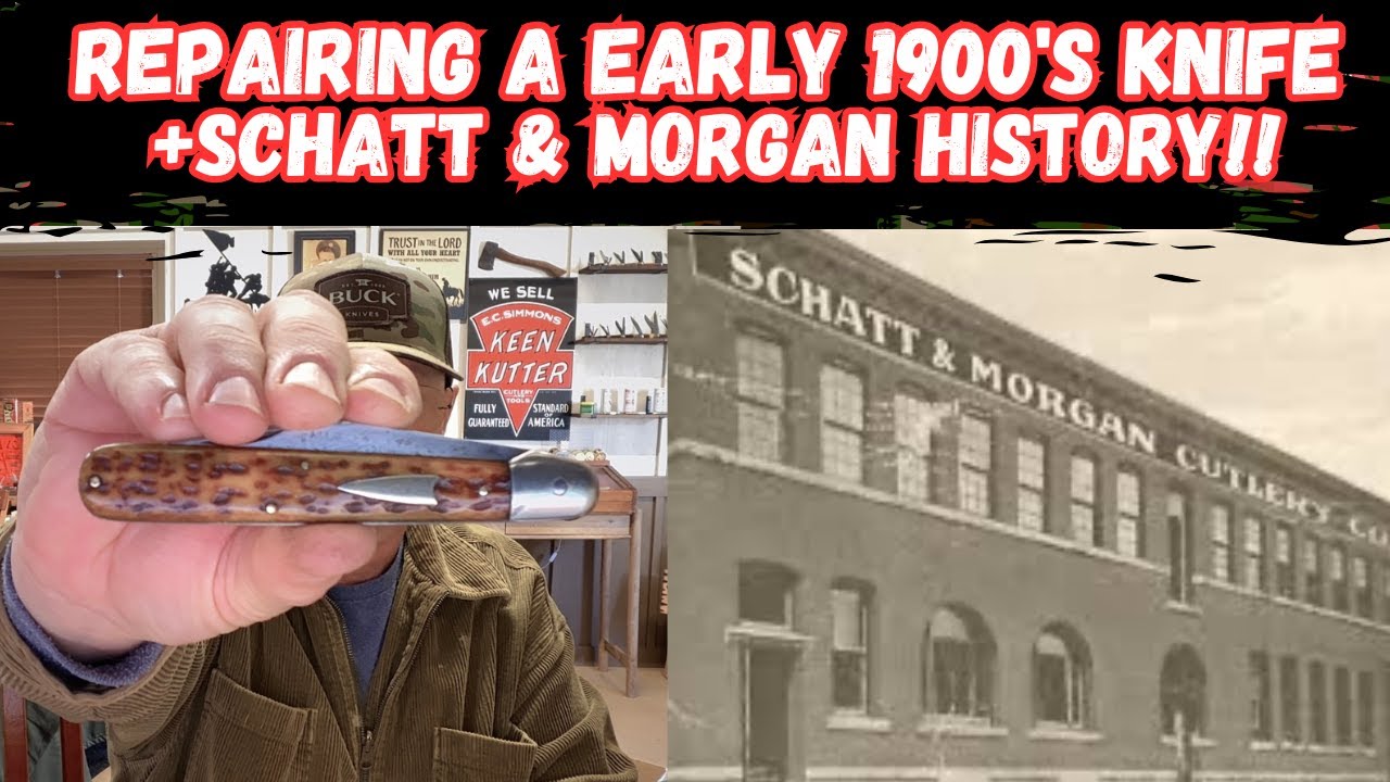 Repairing An Early 1900's Pocket Knife + Schatt & Morgan History!