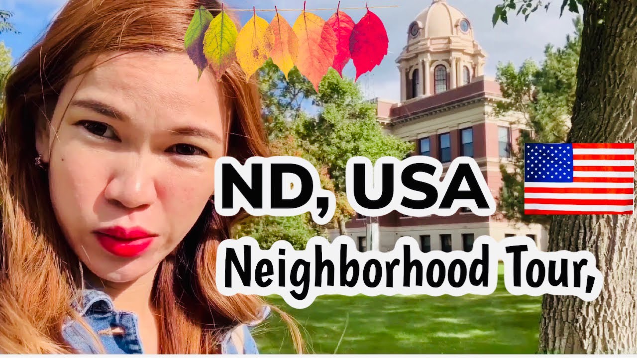 US NEIGHBORHOOD TOUR(North Dakota/ Small Town in America)Probinsyana nako.Lol #PINOYNURSEUSA /JHAMLI