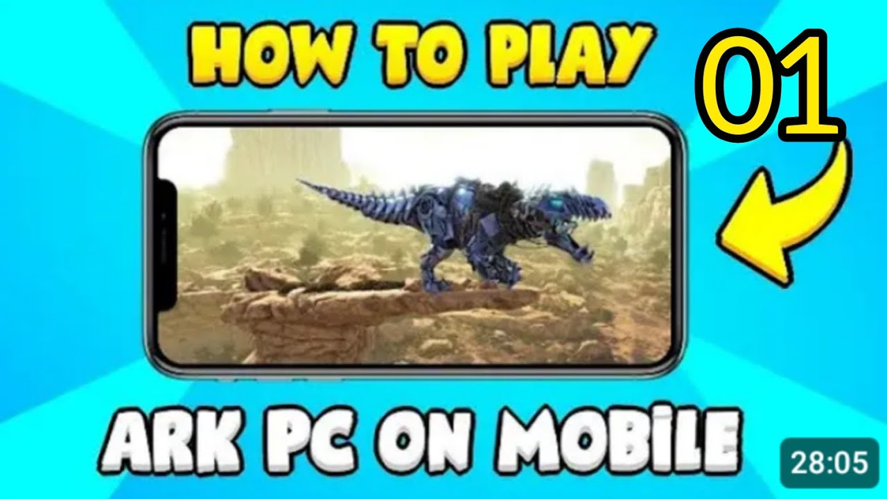 ARK SURVIVAL EVOLVED PC on Mobile GamePlay tame Dodo and make starting base Day no1 2025(Hindi/Urdu)