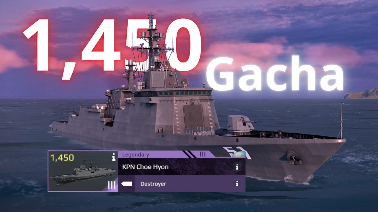 1450 Gacha to get this ship?! - KPN Choe Hyon - Modern Warships