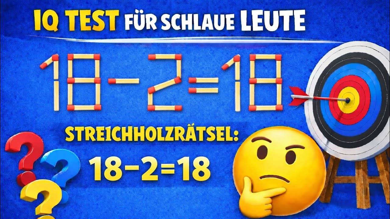 Streichhölzer Rätsel