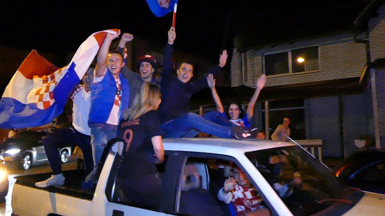 Hrvatska - Danska 4:3  slavlje u Vitezu