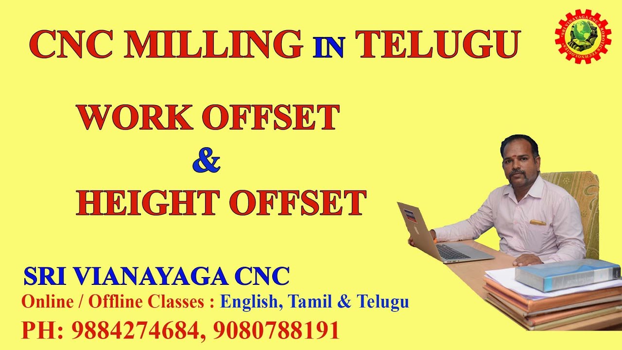 Cnc Programming in Telugu - Cnc Work Offset Telugu – Cnc Book In Telugu