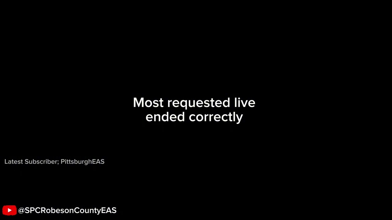 most requested live ended corectly