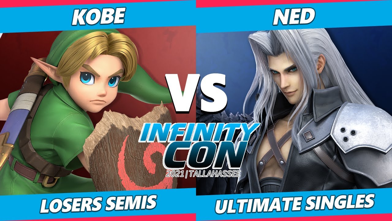 Infinity Con 2021 Losers Semis - Kobe (Young Link, Lucina) Vs. Ned (Sephiroth) SSBU Ultimate