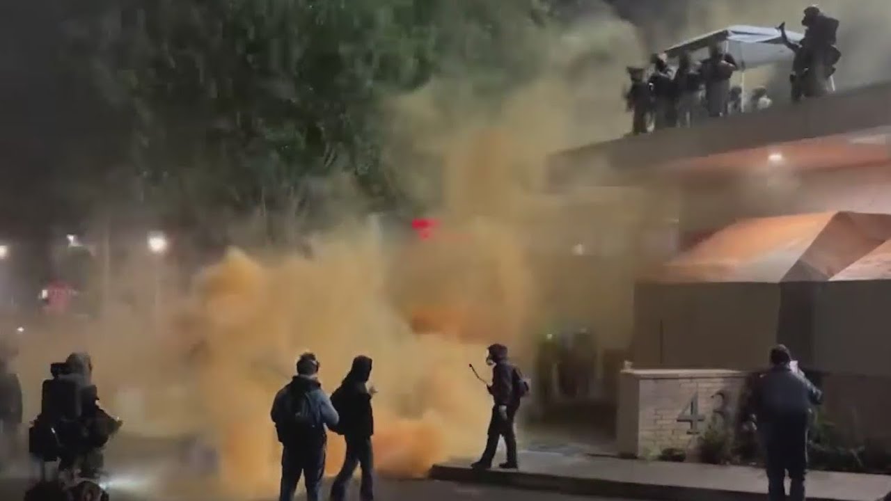After ‘No Kings,’ protesters tear gassed at Portland ICE facility