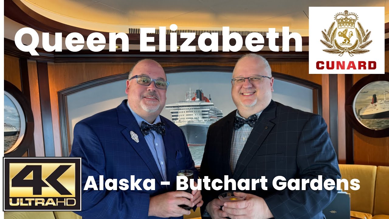 Cunard Queen Elizabeth in Alaska Vlog 4K! - 