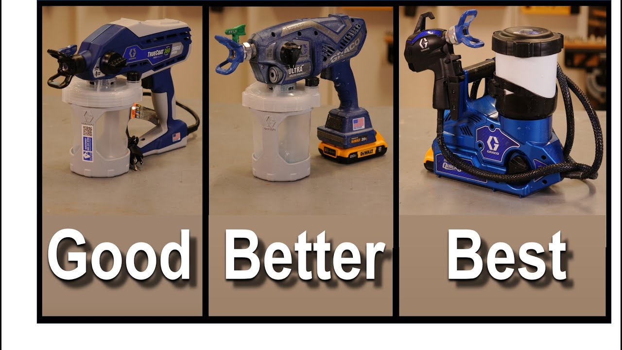 Good, Better, Best: Which Graco Handheld Sprayer Is Right for You