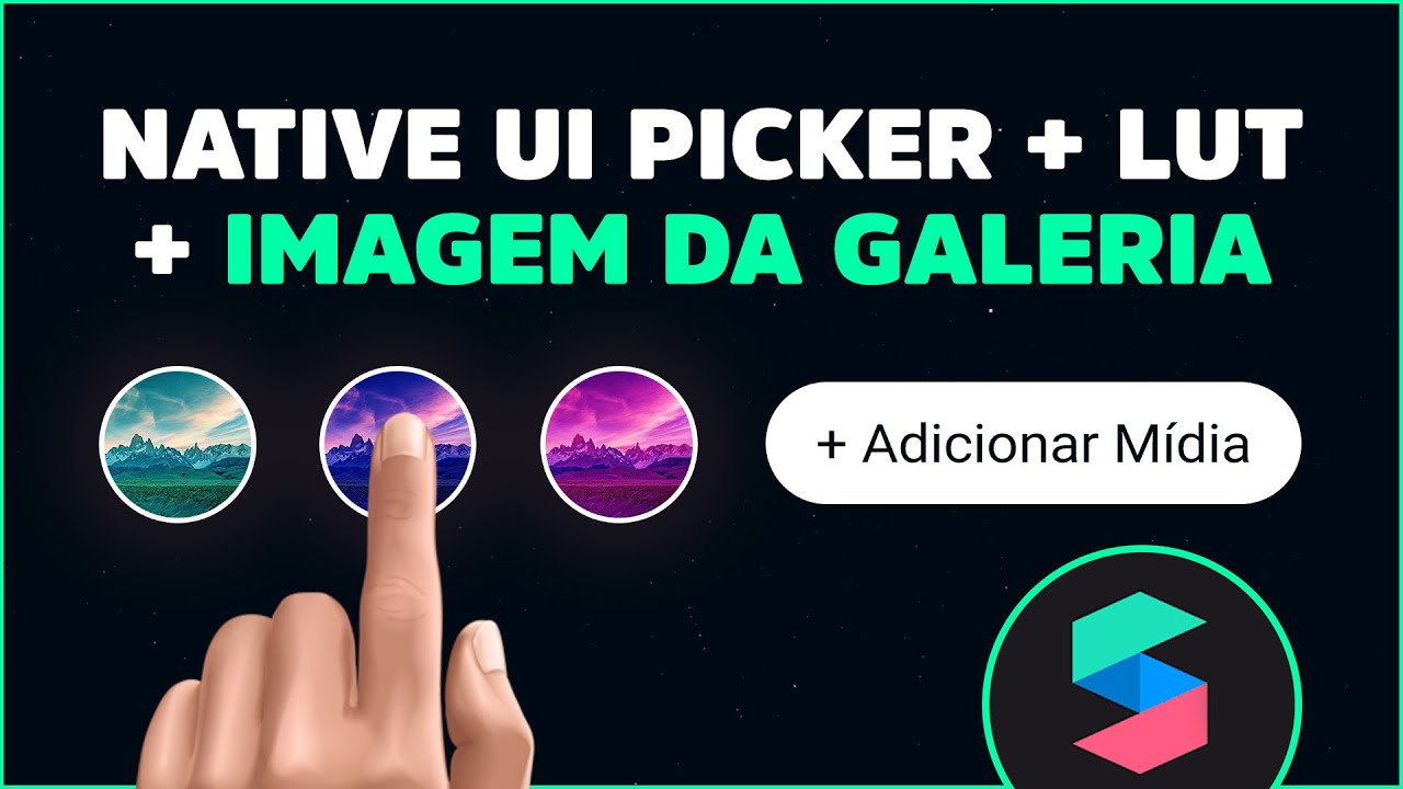 Usando imagem da galeria em Native UI com LUTS - Spark Ar Studio