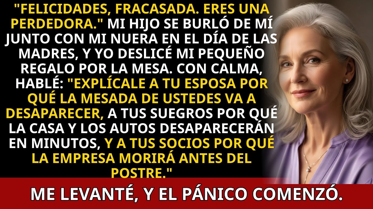 En El Día De Las Madres Mi Hijo Se Burló De Mí Como Fracasada Hasta Que Revelé Mi Fortuna, Mansión Y