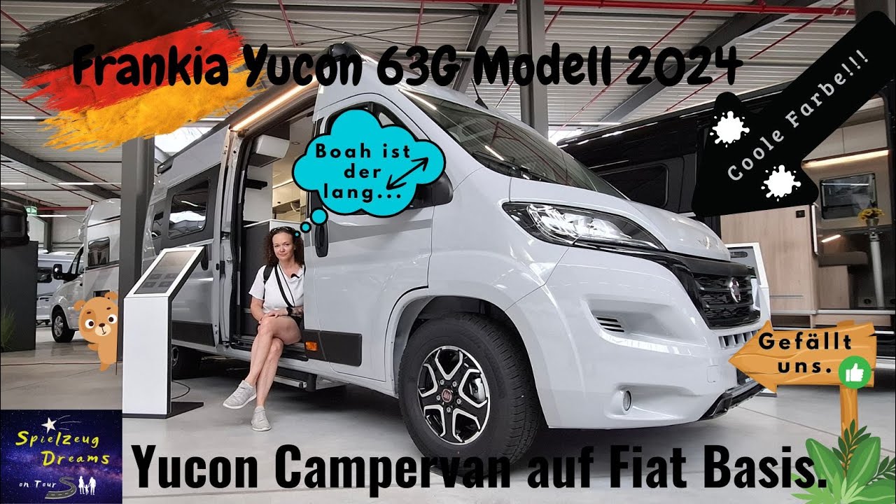 Frankia Yucon 63G Modell 2024 Fiat Ducato Campervans und Wohnmobile für Abenteuer und schöne Reisen
