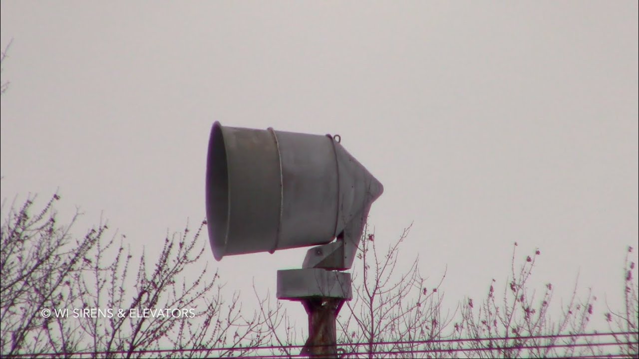 ACA P-50 Siren Test, West Allis, WI (Alert & Attack) - 2/12/20