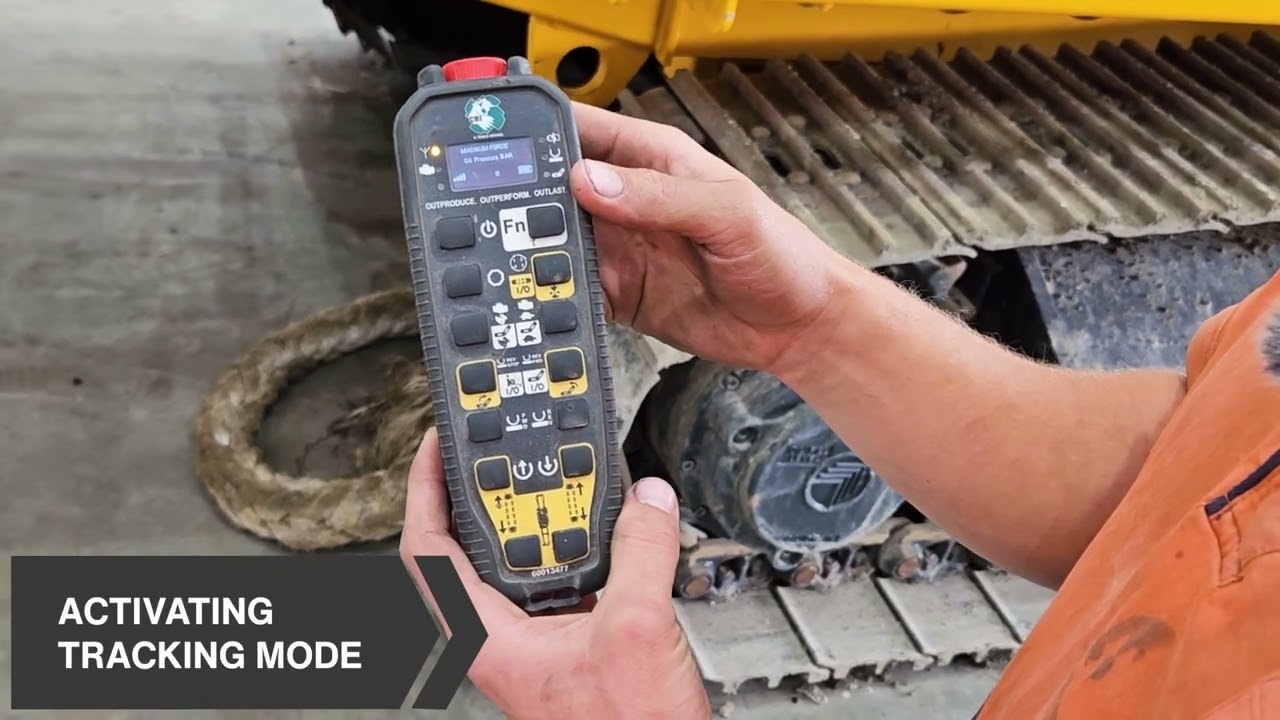 How to use the remote on a CBI Grinder