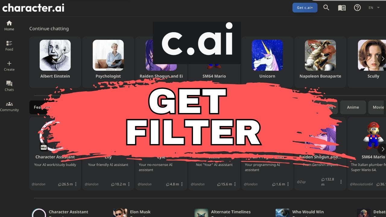 How to Get Character AI Filter 2024?