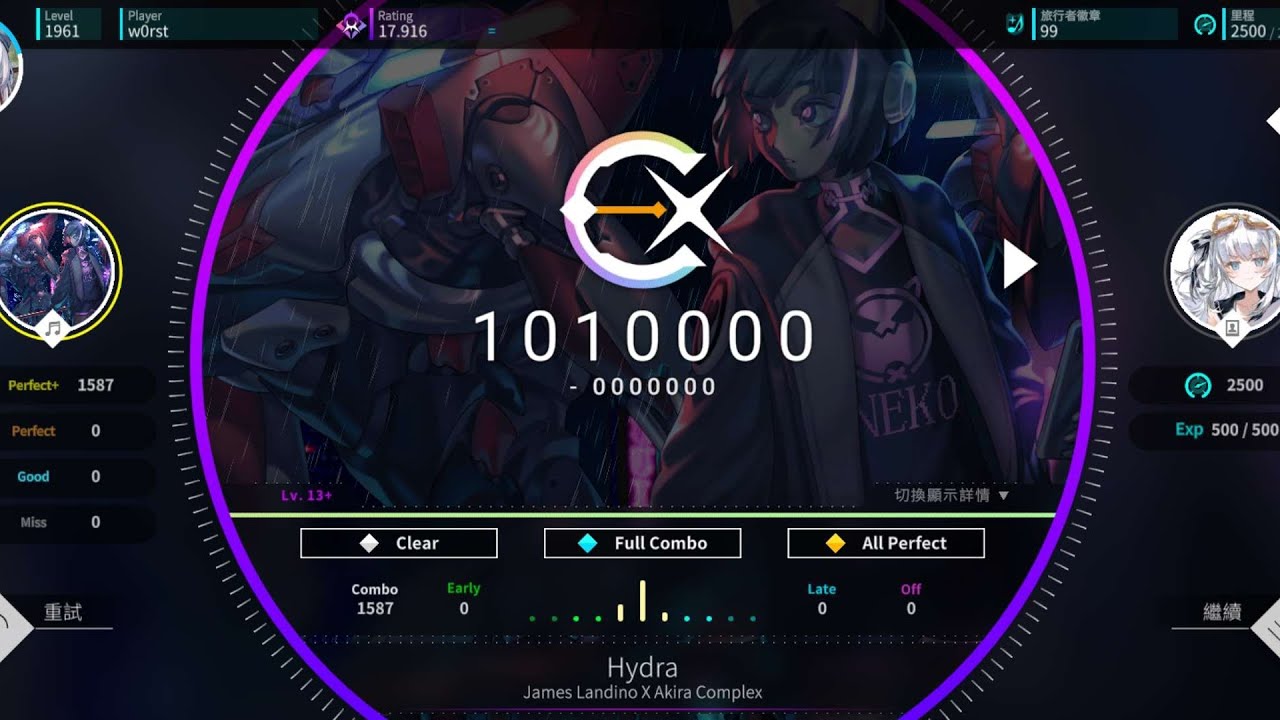 【Rotaeno】Hydra (IV 13+) All Perfect+