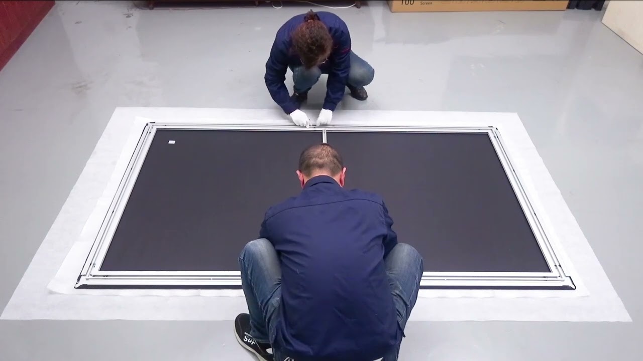 Hisense Laser TV 100 inch New Soft Fresnel Screen Installation Tutorial Guide 2022