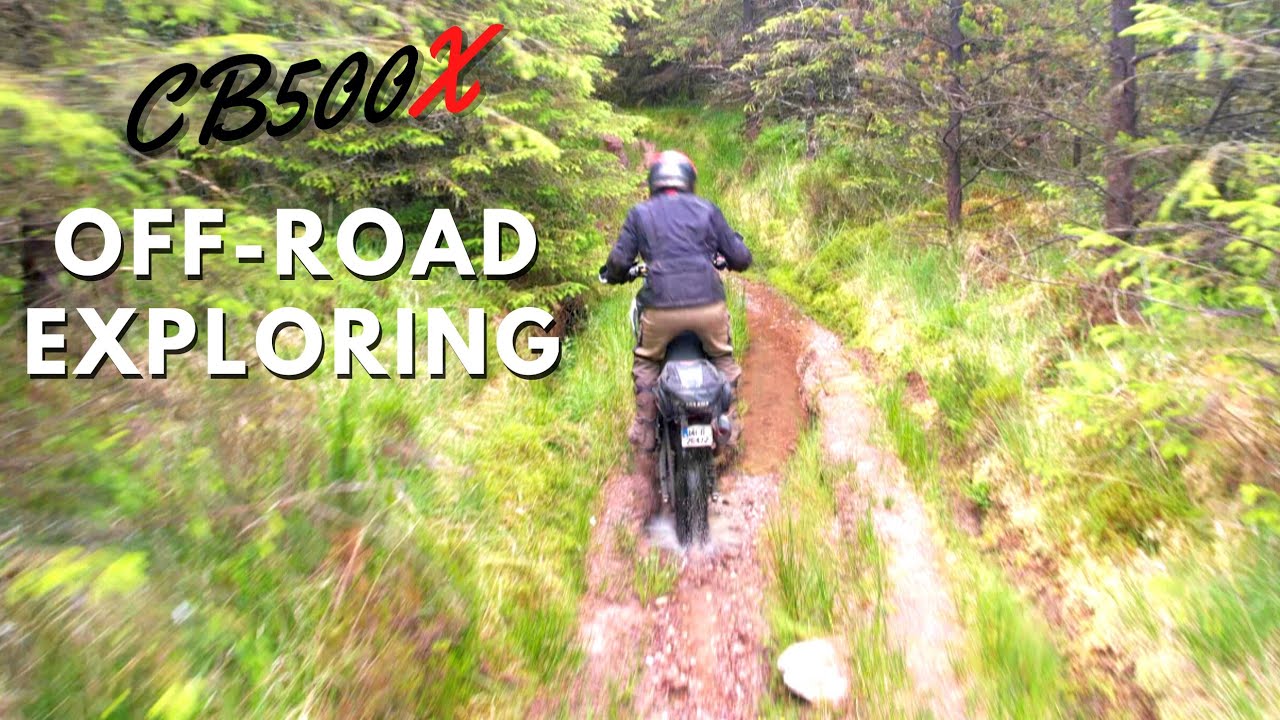 CB500X Off Road Practice & Exploring Trails