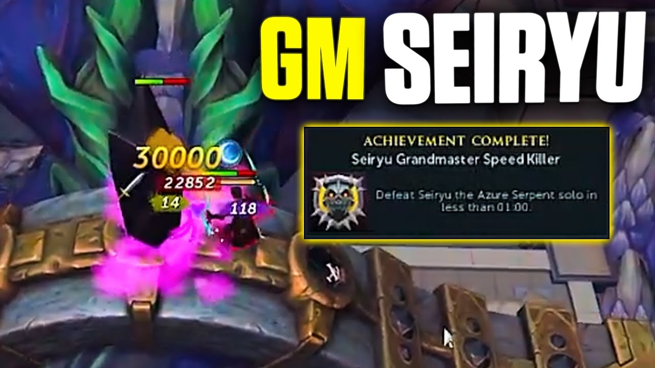 0:55 Solo Seiryu - Grandmaster Speedkiller (The RS Guy)