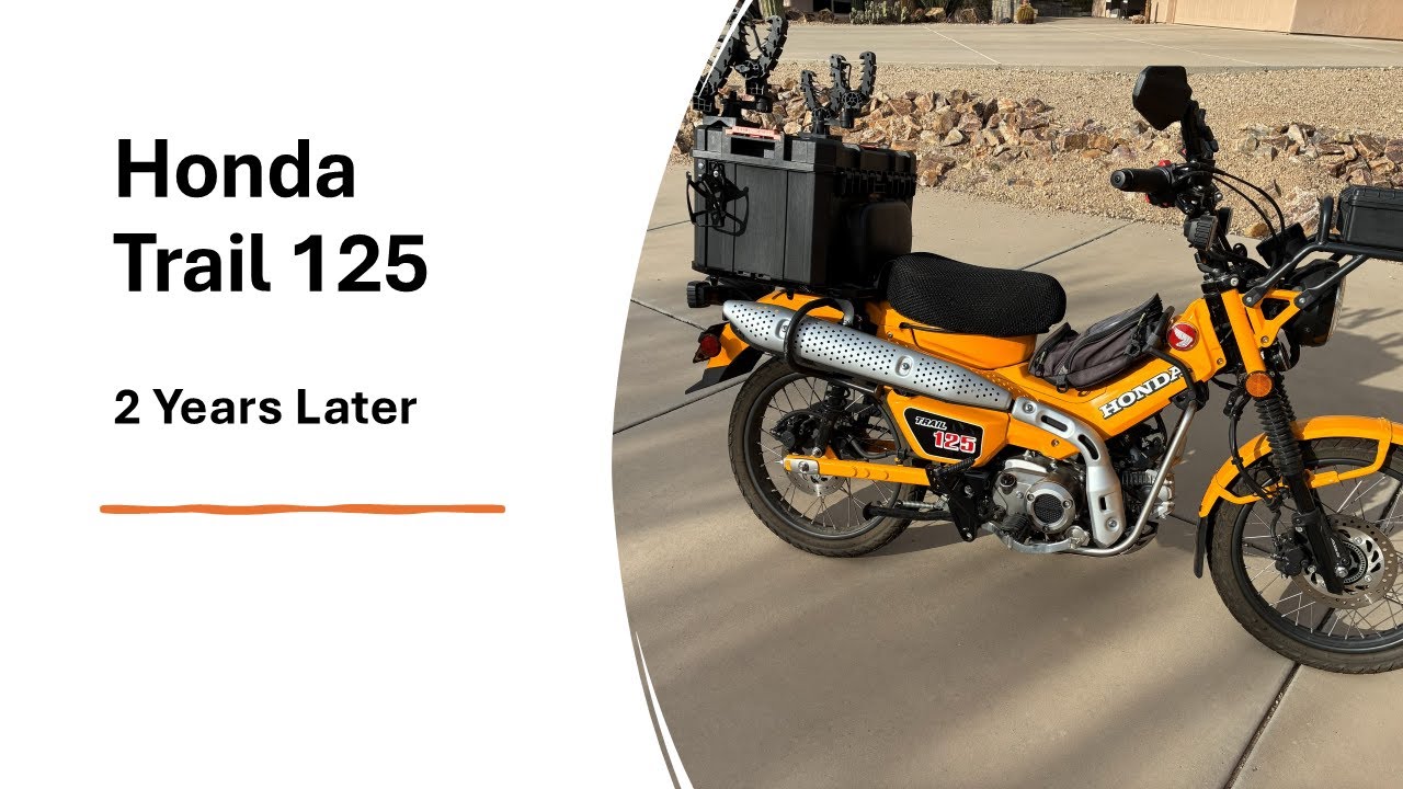 Honda Trail 125- Accessories, Ride & Review-After 2 Years