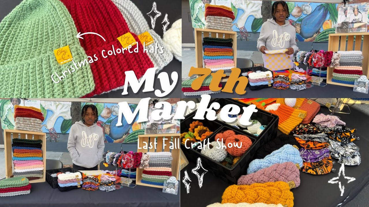 Small Business| Productive Day In The Life| Last Fall Market Craft Fair of 2024 |𝐕𝐥𝐨𝐠 011