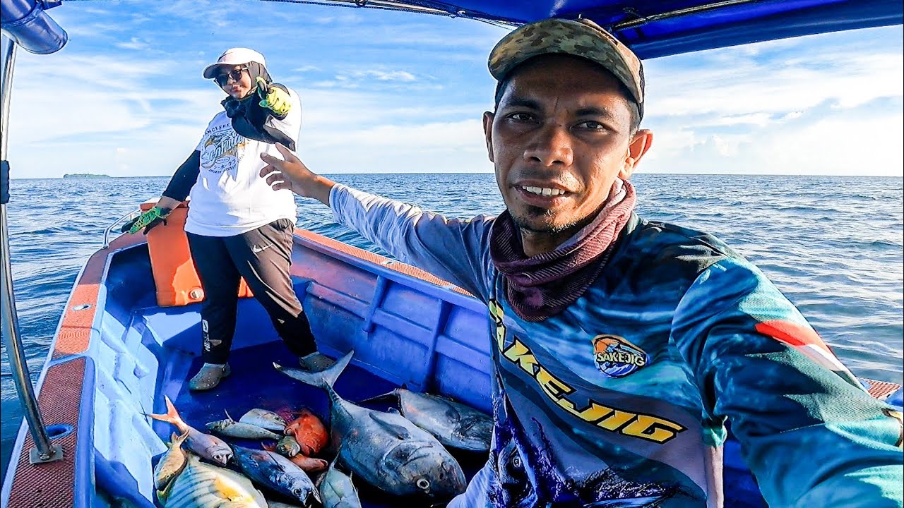 Mancing di Spot 40 Meter IKAN BESAR HARGA MAHAL Jual Hidup Mati,, Full Rejeki !!