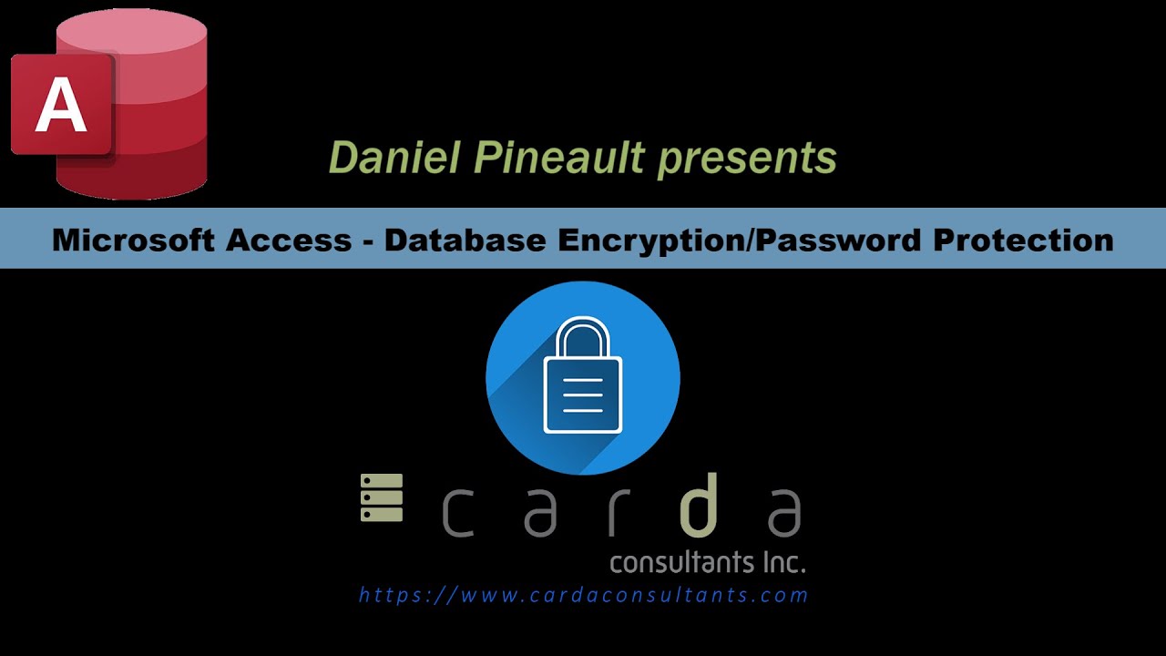 Microsoft Access - Database Encryption Password Protection