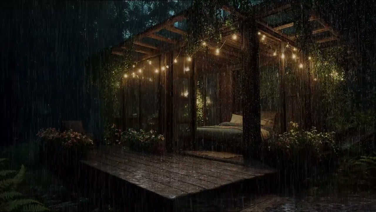 Soothing Rain Sounds for Deep Sleep, Focus & Stress Relief | Relaxing Rainfall for Relaxation