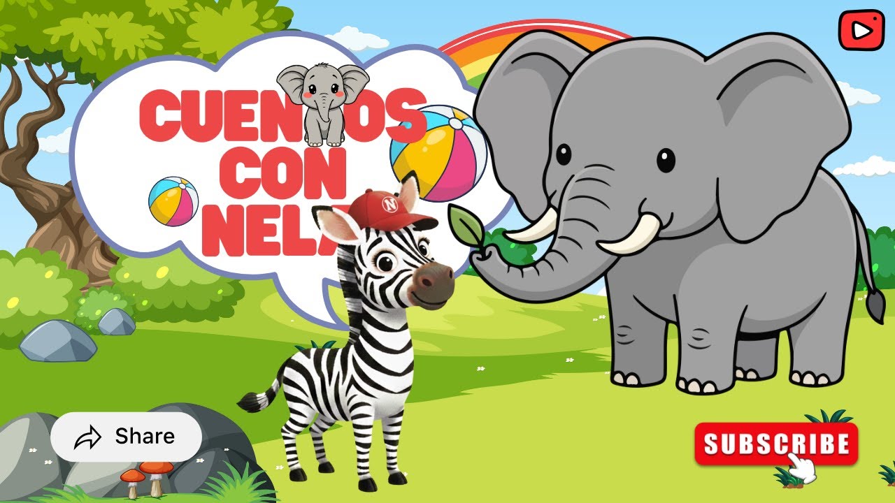 Cuentos con Nela | Nela hace un nuevo amigo 🐘