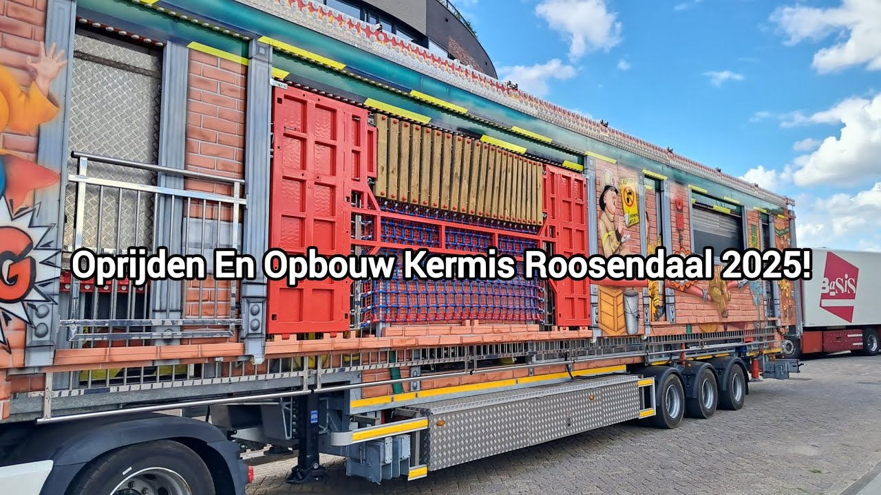 Oprijden En Opbouw Kermis Roosendaal 2025!