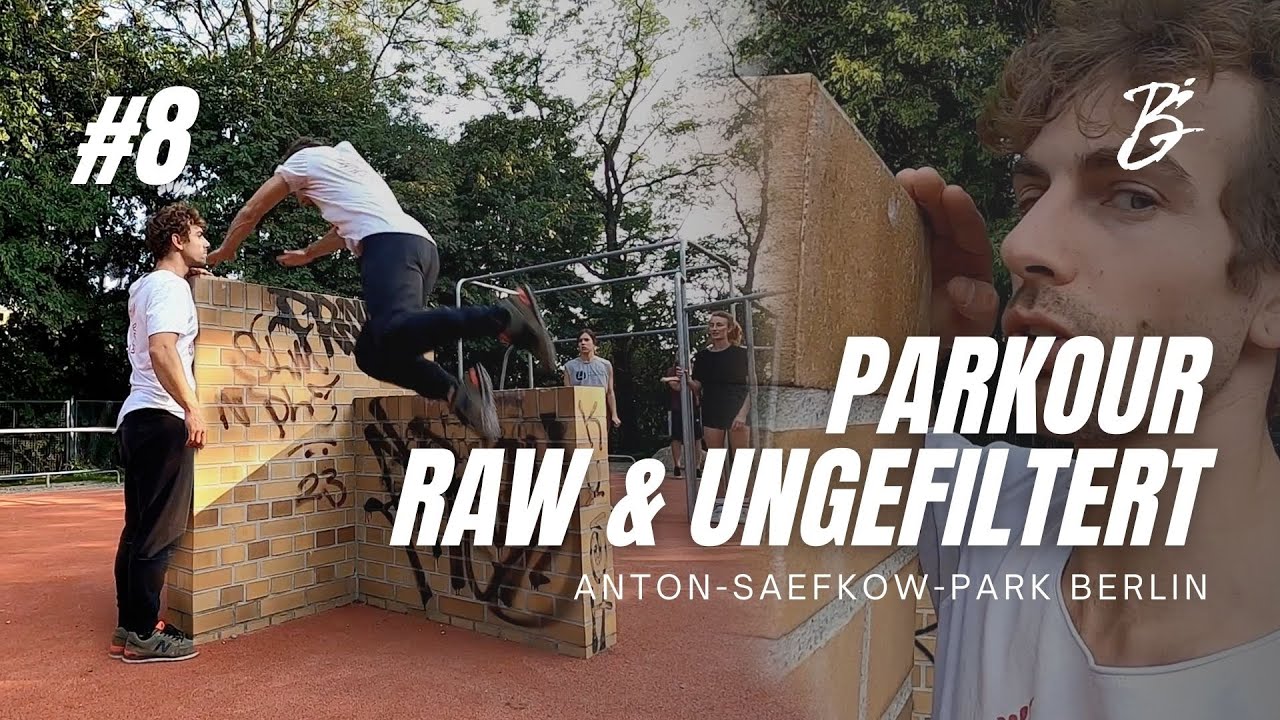 Real-life PARKOUR #8 - Anton-Saefkow-Park mit SLADI & ANDI