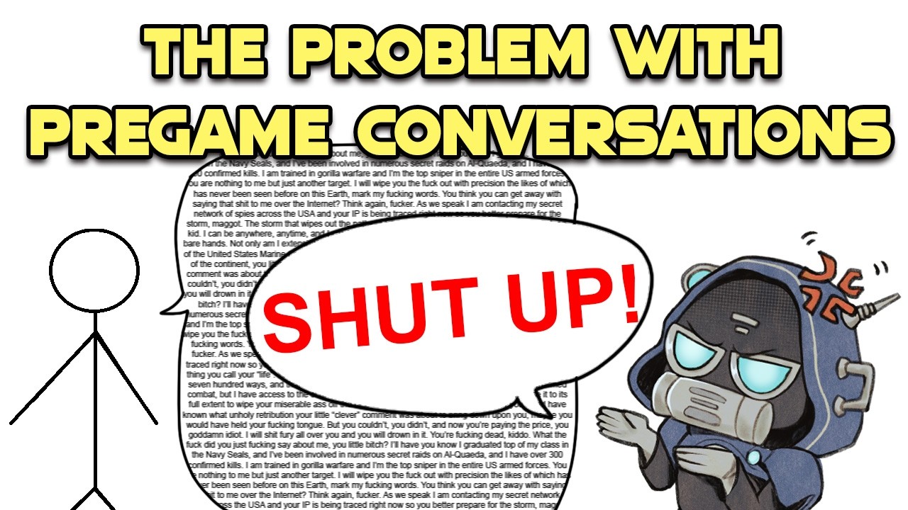Why I Minimize Pregame Conversations