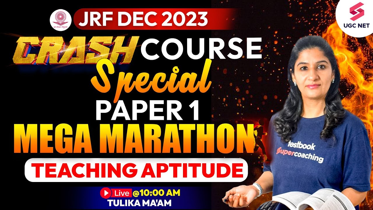 UGC NET Paper 1 Mega Marathon | Paper 1 Teaching Aptitude Complete Revision | Tulika Ma'am