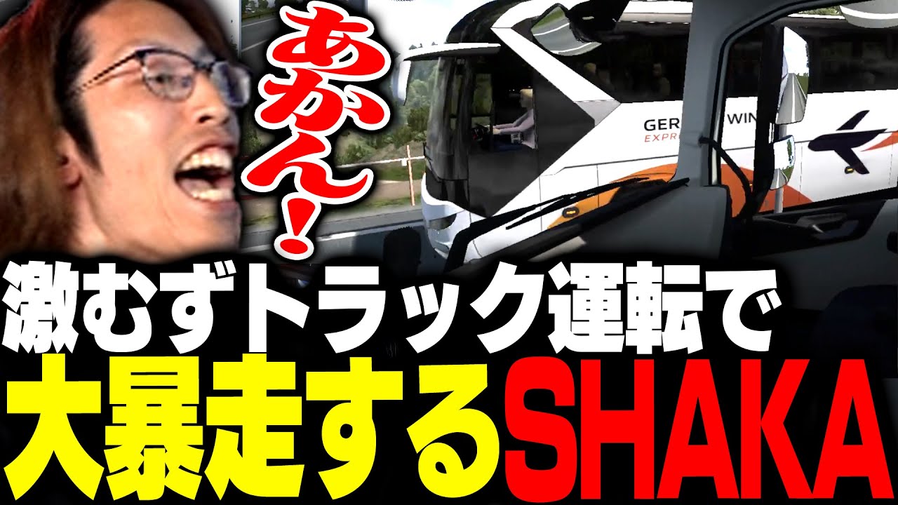 激ムズ過ぎる大型トラックの運転で大暴走するSHAKA【Euro Truck Simulator 2】