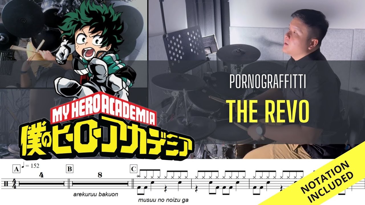 Моя геройская академия OP14 | Pornograffitti | The Revo | Drum Cover | Raymond Goh