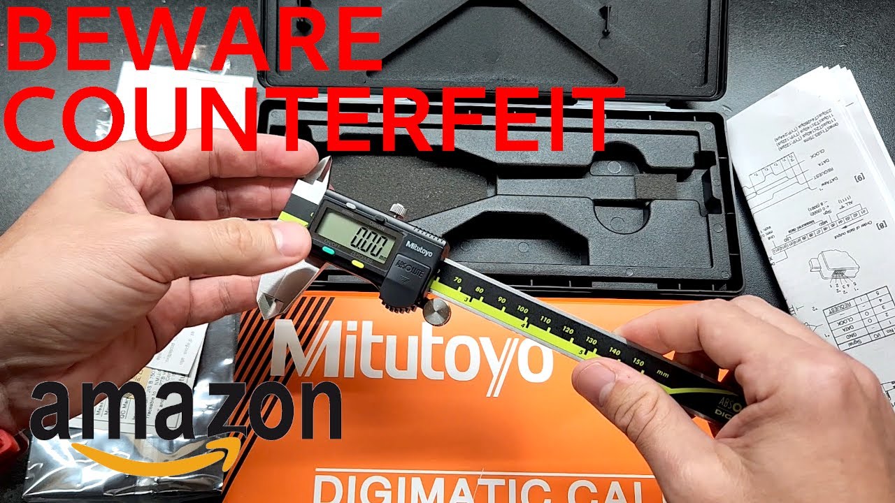 Я купил поддельные штангенциркули Mitutoyo на Amazon.com.