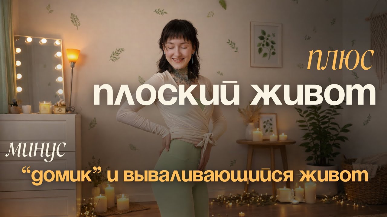 УБИРАЕМ ДОМИК НА ЖИВОТЕ  В УПРАЖНЕНИЯХ - 20 минут